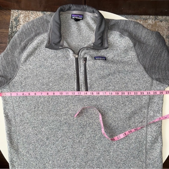 Patagonia Men's Better Sweater 1/4 Zip Fleece Size XXL Gray Pullover - Picture 3 of 6